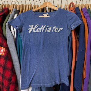 Hollister Co. Women Blue Shirt
